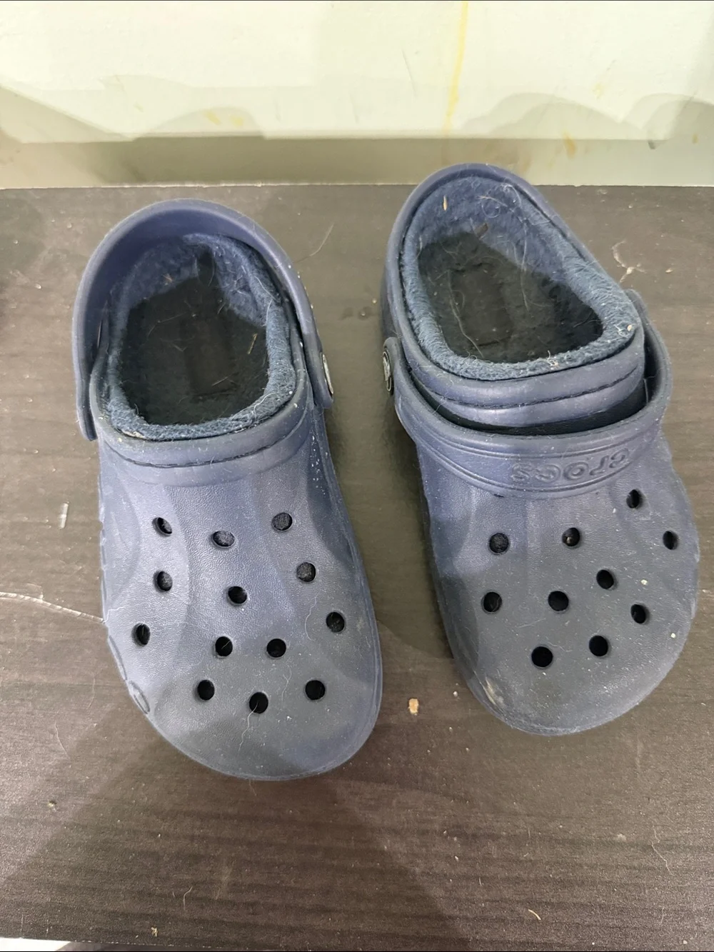 CROCS Kids Navy Lined Clog
